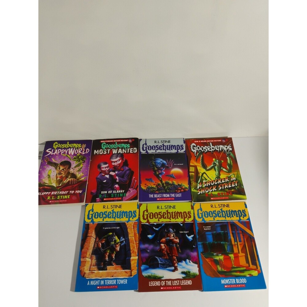 Goosebumps R.L Stein Paperback Books Mixed Lot of 7 Scholastic